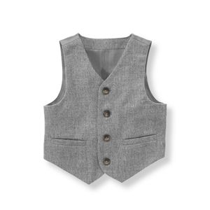 Very Nice Grey Herringbone Vest